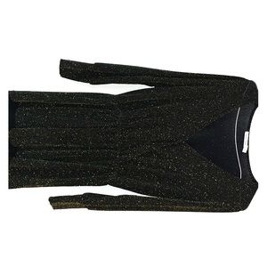 Black and Gold Sequin Romper.